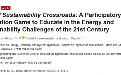 Publicación de artículo científico sobre el juego «Global Sustainability Crossroads»