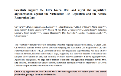 El GEEDS se suma a la Carta científica contra el negacionismo sobre el Green Deal Europeo