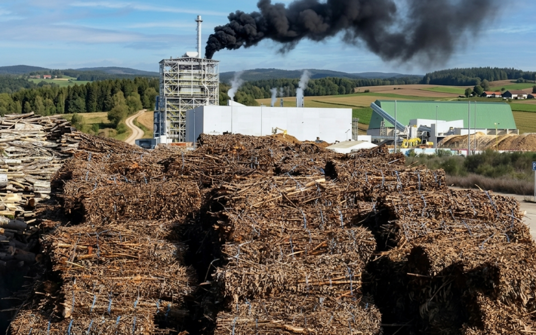 Biomasa industrial, incendios forestales y territorio: la falsa solución verde